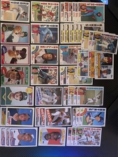 1980s Topps Baseball Cards Lot 50 Count VG/EX Some Duplicates (V13) picture