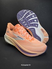 Brooks Ghost 18 Womens Running Training Shoes Size 8 Peach Grape Coconut EUC  picture
