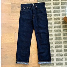 DOUBLE RL Vintage 5-Pocket East-West Selvedge Jean 32X34 picture