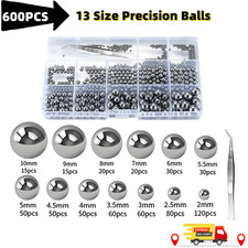 Metric Precision Steel Bearing Balls Assorted Stainless Steel Loose Kit picture