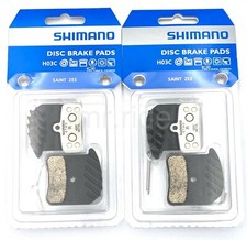 Shimano SAINT ZEE Metal 4-Piston Brake Pads H03C W/ Spring+Fin Y8VT98020 2 Pairs picture