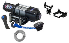 KFI 4500lbs UTV Winch Wide & Mount Kit 2016-2026 Polaris RZR S 1000 Trail EPS picture