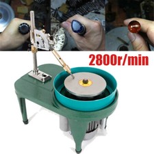2800RPM Gemstone Grinding Jewelry Lapidary Cutting Polisher Gem Faceting Machine picture