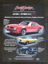 1974 Pontiac Trans-Am Super Duty Barrett Jackson Auctions Full Page Ad - 823 picture