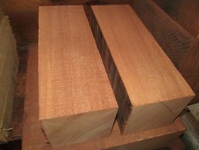 TWO (2) KILN DRIED EXOTIC AFRICAN MAHOGANY TURNING LUMBER WOOD 4