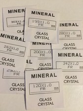 watch glass. replacement.1mm thick, 12mm to 36mm fast shipping picture