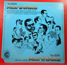 THE CESTA ALL-STARS LIVE JAM SESSION LP 1974 ORIGINAL PRESS PLAYS GREAT VG/VGA picture