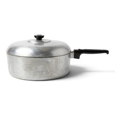 Vintage Magnalite GHC 11 1/4 Deep Chicken Fryer Pan Skillet With Lid USA Made picture