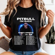 Pitbull I'm Back North America Tour 2026 T-Shirt, Vintage Pitbull Merch picture