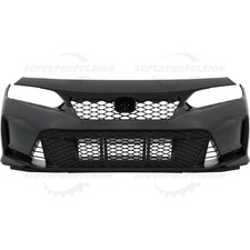 Complete Front Bumper Cover For 2022 2023 2024+ Honda Civic Sedan Type R Style picture