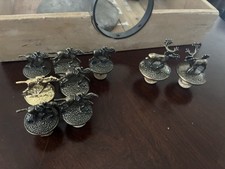 Lot Of 9 Blanton's Bourbon Stopper Gold + bags Caribou Crossing Crown Camo Top picture