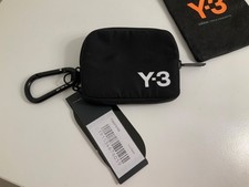 Y-3 ADIDAS/ YOHJI YAMAMOTO BLACK BALISTIC FABRIC POUCH W/CLIP NEW picture