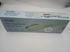 NEW NORI PRESS HANDHELD STEAM IRON GREEN 3-IN-1 PORTABLE TRAVEL GARMENT STEAMER picture
