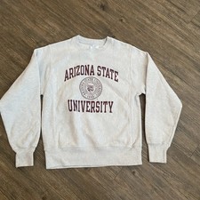 Vintage 90s Champion Reverse Weave Crewneck Arizona University State ASU Small S picture