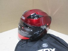 ZOX MOTORCYCLE HELMET - JOURNEY OPENFACE 3/4 WITH FACE SHIELD - LARGE WINE picture