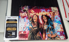 NIA JAX & LASH LEGEND  WWE The Irresistible Force SIGNED 8X10 PHOTO JSA COA picture