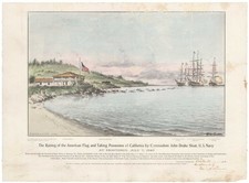Rare 1906 Commemorative Print Mexican-American War, Annexation of California picture