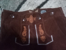 Adisno German Designed Lederhosen Pants Size S Brand New Perfect for Oktoberfest picture