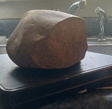 Large Brown Unusual Shaped Natural Rock Stone Mineral Specimen Collectible picture
