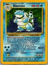 Base Set Pokémon TCG Blastoise picture