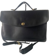 Coach Vintage Lexington Bag 5265 Briefcase Laptop Bag Black USA picture