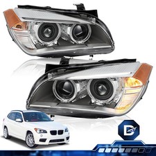 For 2013 2014 2015 BMW X1 E84 Xenon Headlight LED DRL Headlamps LH+RH w/o AFS picture