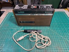 Grundig C200 Casette Recorder-Transport Turns, Intermittent Audio. Mic Included. picture