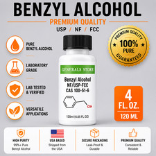 Benzyl Alcohol USP/NF FCC High Purity Lab Grade, Assorted Sizes picture