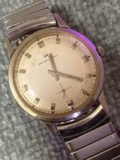 Vintage Hamilton Men’s Mechanical Wind Watch Running 1950s 60s Needs Service picture
