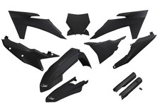 UFO Black Plastic Kit 22-24 KTM SXF, XC, XCF picture