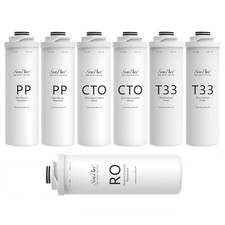 SimPure T1-400 RO System Water Filter Replacement PP+CTO+T33+RO 1-Year Set picture