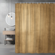 Elegant Gold Textured Shower Curtain for Modern Bathroom Decor picture