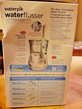 New Waterpik Aquarius Water Flosser WP 660C White 10 Pressure Settings 7 Tips picture