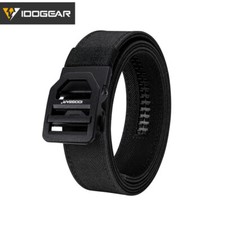  IDOGEAR Tactical Belt with Metal Buckle 1.5 Inch Adjustable Sturdy CCW Belt BK picture