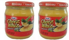 (2 JARS/15oz) KRAFT CHEEZ-WHIZ ORIGINAL Cheez Whiz CHEESE DIP picture