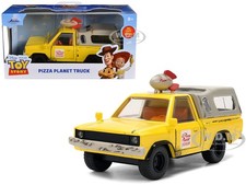 PIZZA PLANET TRUCK YELLOW WEATHERED 