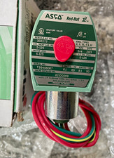 ASCO Red-Hat 8210G009 2-Way/2-Position Solenoid Valve. 3/4 inch picture