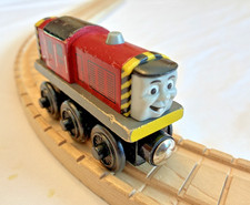 Thomas The Train-Salty Wooden Railway Tank Engine 2003 +FAST SHIPPING picture