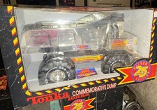 Tonka 1990 Mighty Tonka Dump Truck Silver Edition 25th Anniversary 1:16 Steel picture