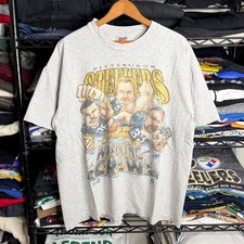 Vintage 90s Pittsburgh Steelers Retro NFL Caricature shirt reprint VK16457 picture