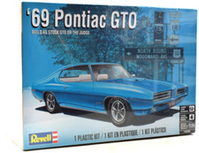 Revell 1969 Pontiac GTO 2-In-1 - Stock or The Judge 1/24 Model Car Kit 14530 picture