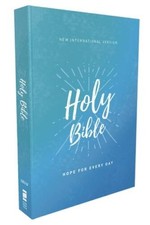 NIV, Holy Bible, Economy Edition, Paperback, Comfort Print: Hope f - VERY GOOD picture