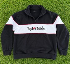 Authentic Malbon x TaylorMade Collegiate Quarter Zip Pullover Large Buckets 2023 picture