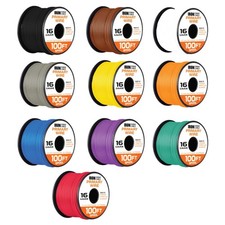 1000 ft 16 Gauge Primary Automotive Wire - 10 Roll Pack - 100 Ft CCA Stranded picture