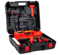 Kit Gato Eléctrico 5T 12V con Llave Impacto y Compresor para Auto SUV picture