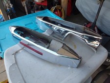 1990-92 Cadillac Brougham Fleetwood Chrome Tail Light Housing Set picture
