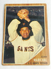 1962 Topps Base Set Juan Marichal #505 San Francisco Giants Pitcher MLB Card picture
