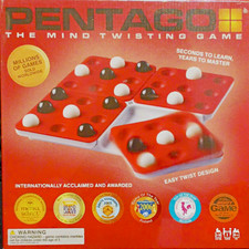 Mindtwister USA Pentago Strategy Board Game Easy Twist Design Mensa 6+ 2P picture