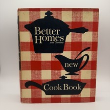 Vintage 1965 Better Homes and Gardens New Cook Book 5-Ring Binder Recipes picture