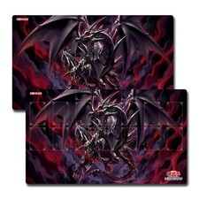 Red-Eyes Transcend Black Dragon PlayMat for Yu-Gi-Oh TCG Trading Card Games Mat picture